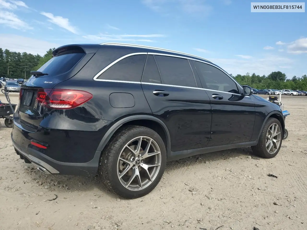 2020 Mercedes-Benz Glc 300 4Matic VIN: W1N0G8EB3LF815744 Lot: 62152995