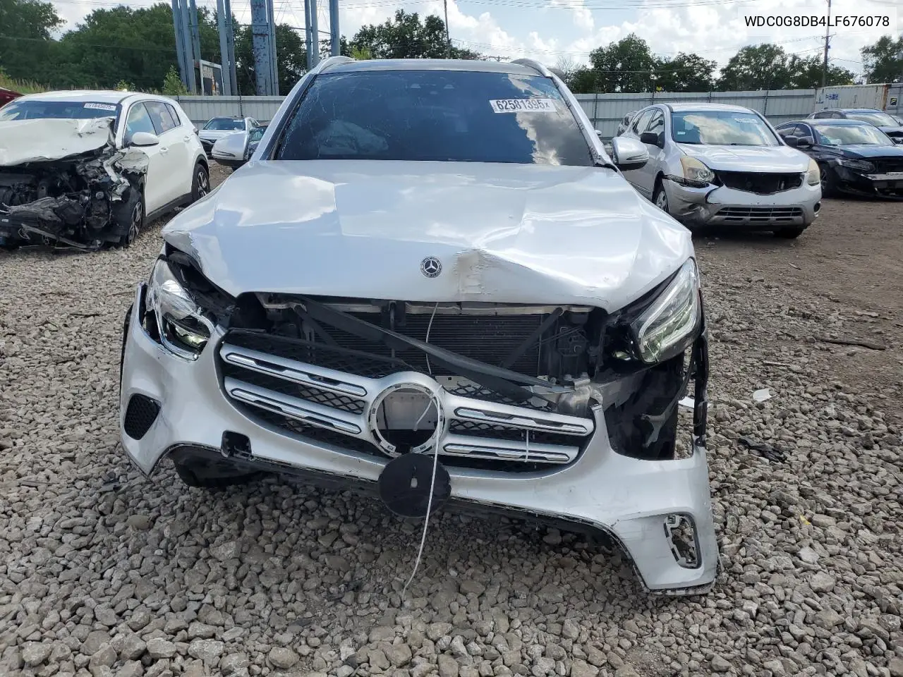 2020 Mercedes-Benz Glc 300 VIN: WDC0G8DB4LF676078 Lot: 62581395