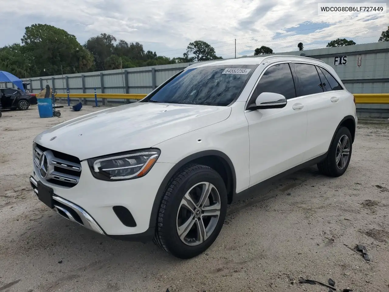 2020 Mercedes-Benz Glc 300 VIN: WDC0G8DB6LF727449 Lot: 64552255