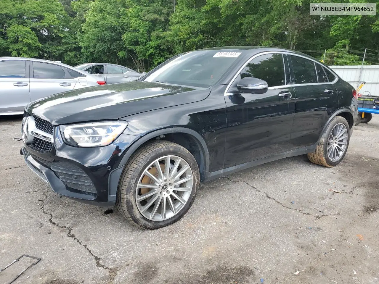 2021 Mercedes-Benz Glc Coupe 300 4Matic VIN: W1N0J8EB4MF964652 Lot: 56153345