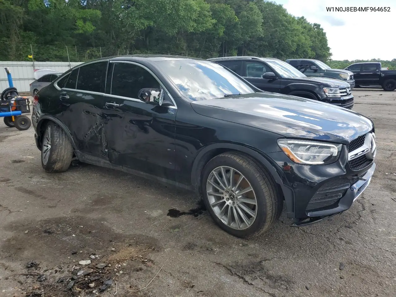 2021 Mercedes-Benz Glc Coupe 300 4Matic VIN: W1N0J8EB4MF964652 Lot: 56153345