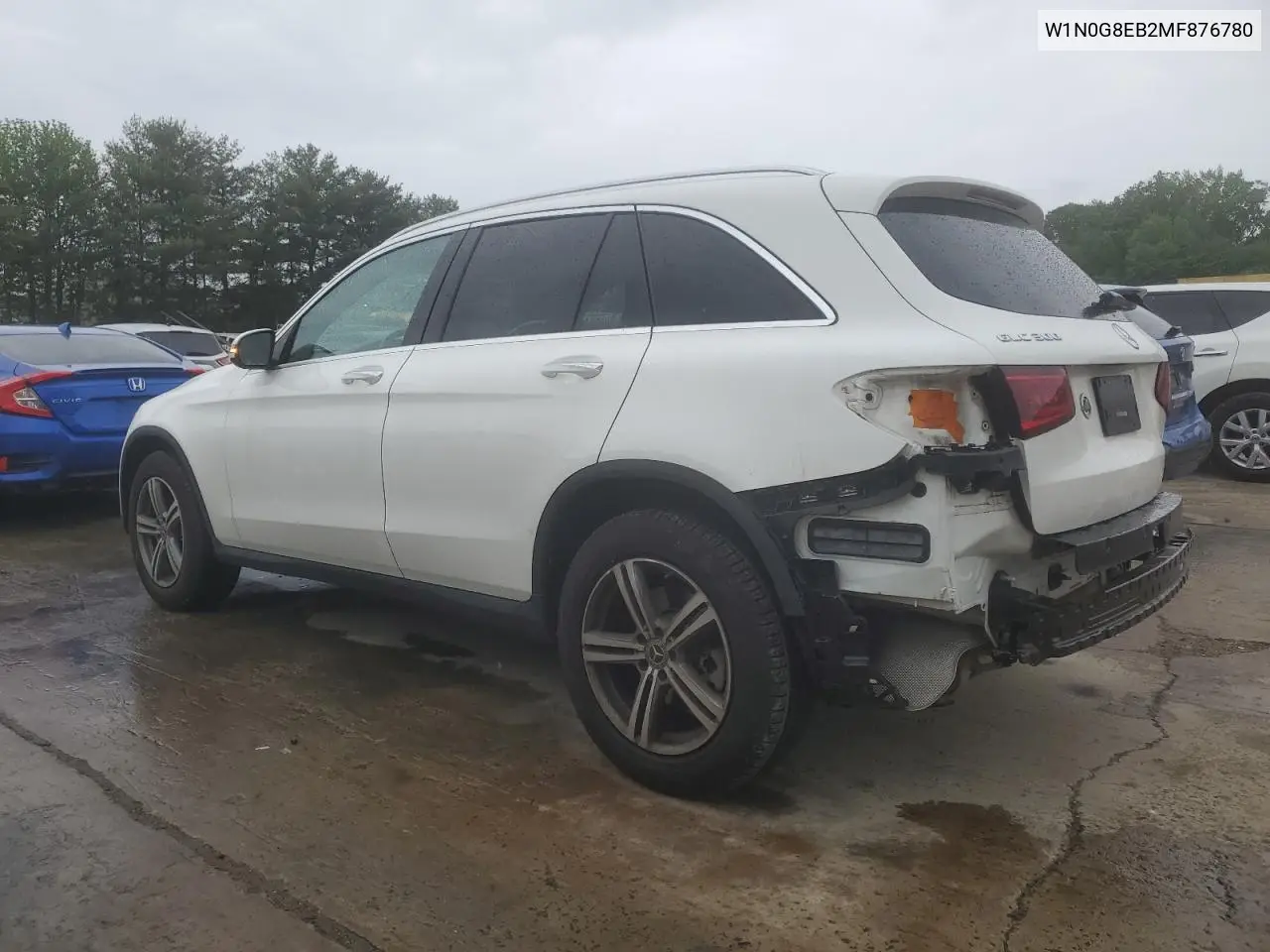 2021 Mercedes-Benz Glc 300 4Matic VIN: W1N0G8EB2MF876780 Lot: 56521775