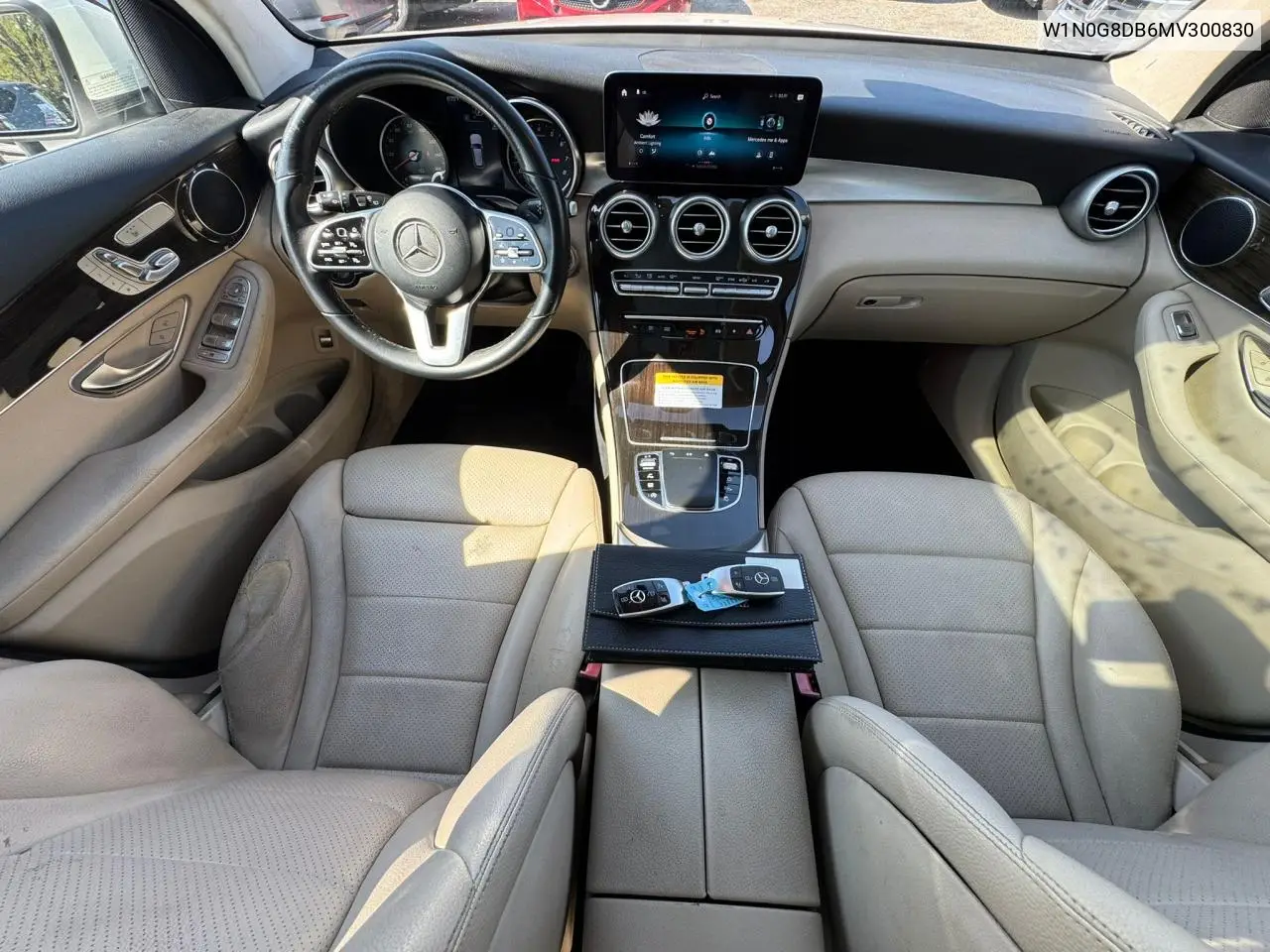 2021 Mercedes-Benz Glc 300 VIN: W1N0G8DB6MV300830 Lot: 57201185