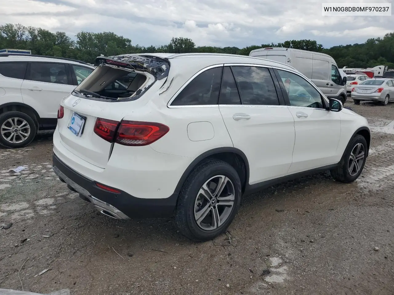2021 Mercedes-Benz Glc 300 VIN: W1N0G8DB0MF970237 Lot: 62395795