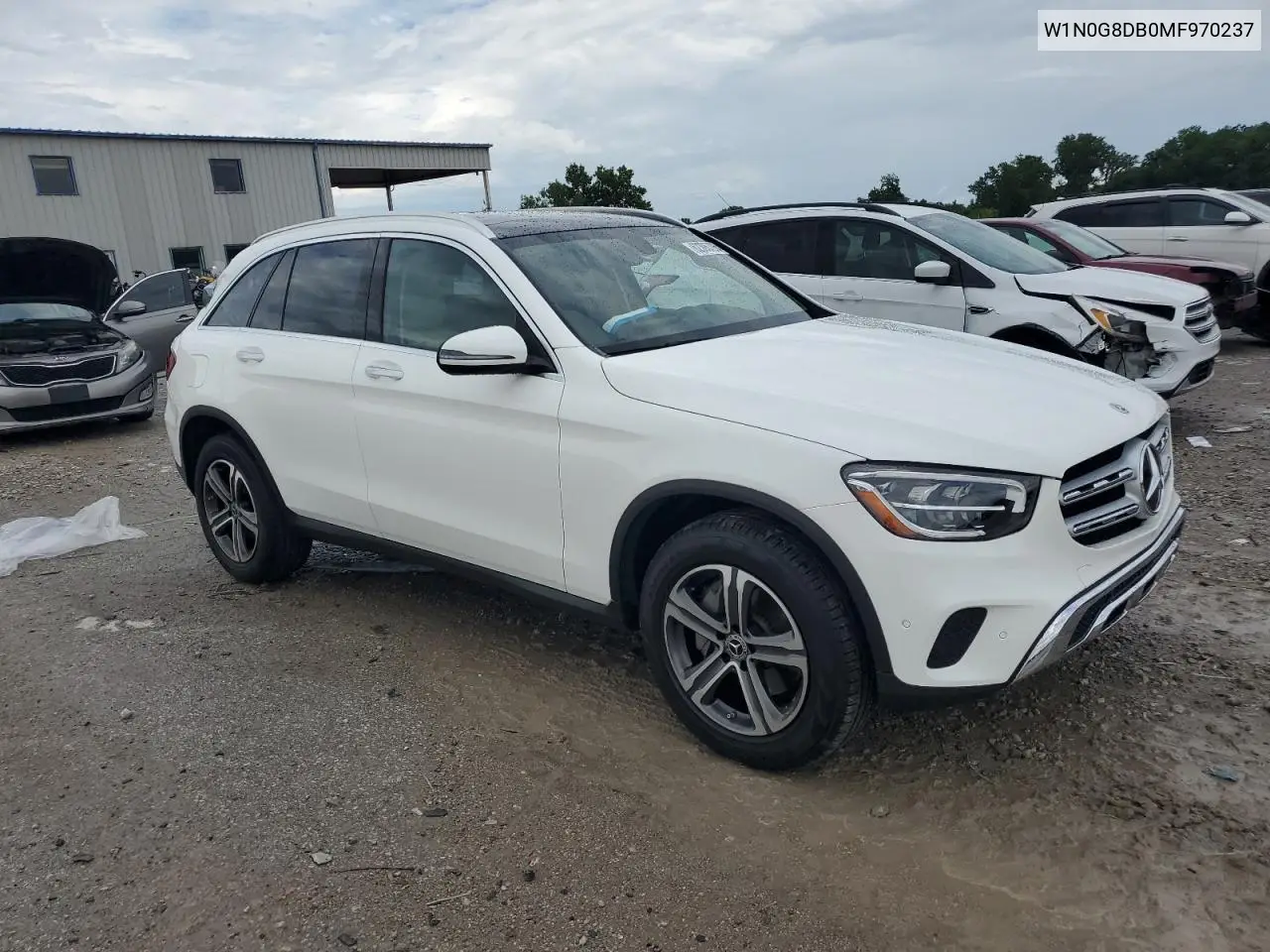 2021 Mercedes-Benz Glc 300 VIN: W1N0G8DB0MF970237 Lot: 62395795