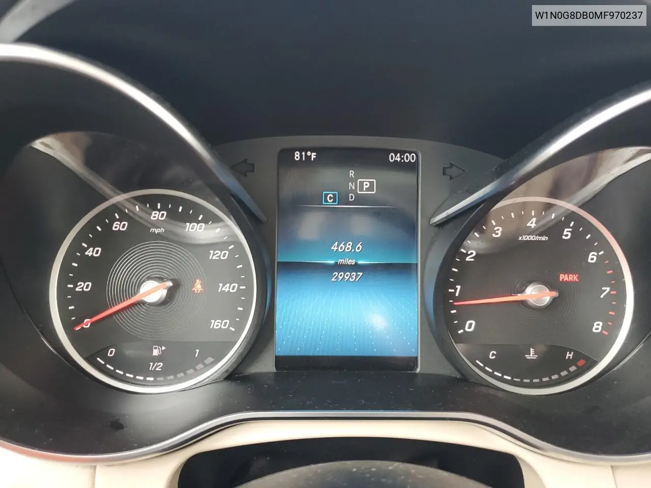 2021 Mercedes-Benz Glc 300 VIN: W1N0G8DB0MF970237 Lot: 62395795