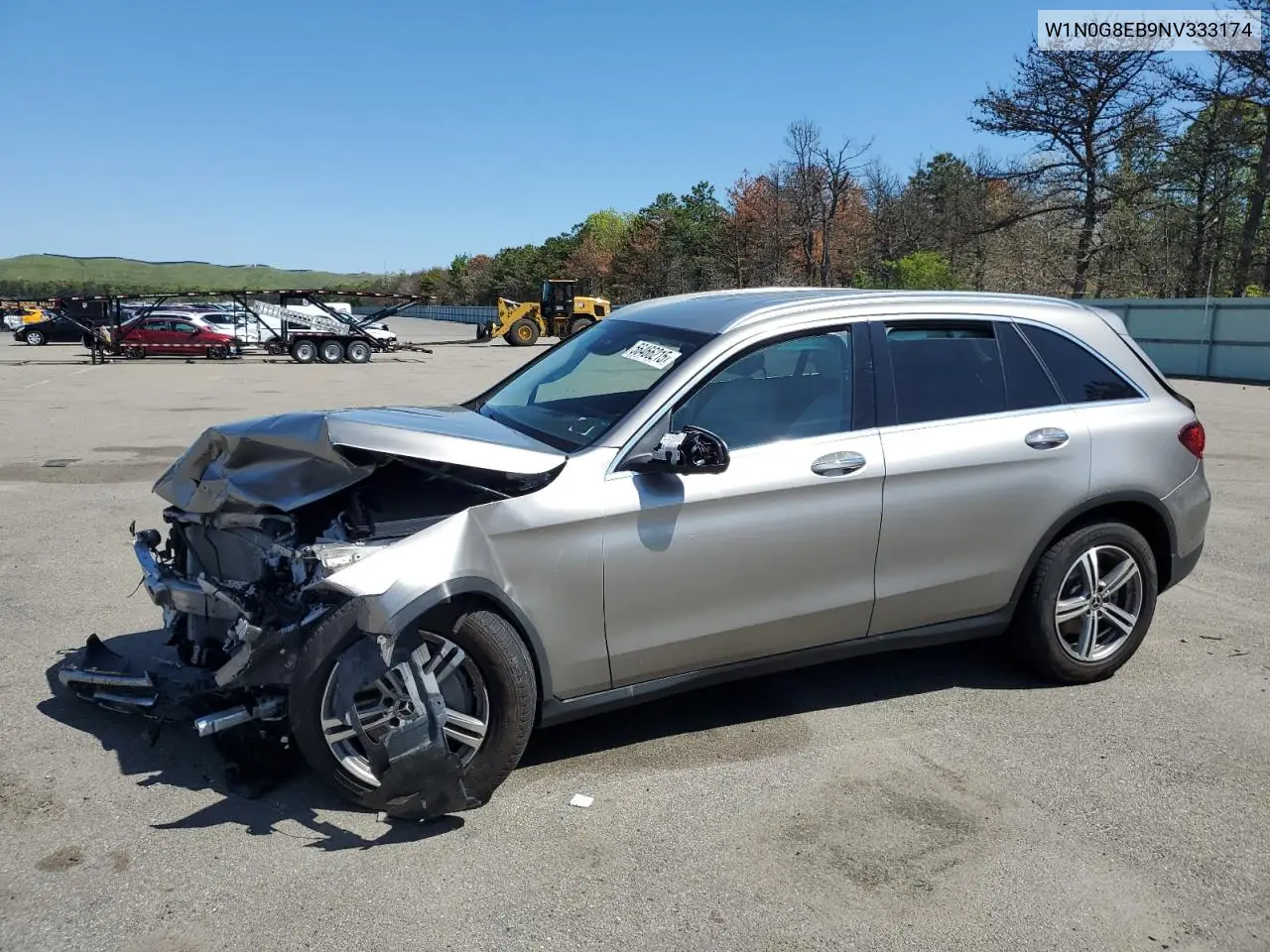 2022 Mercedes-Benz Glc 300 4Matic VIN: W1N0G8EB9NV333174 Lot: 56466215