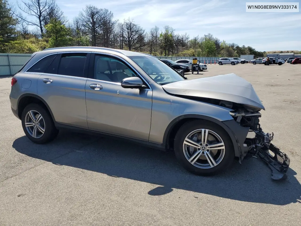 2022 Mercedes-Benz Glc 300 4Matic VIN: W1N0G8EB9NV333174 Lot: 56466215
