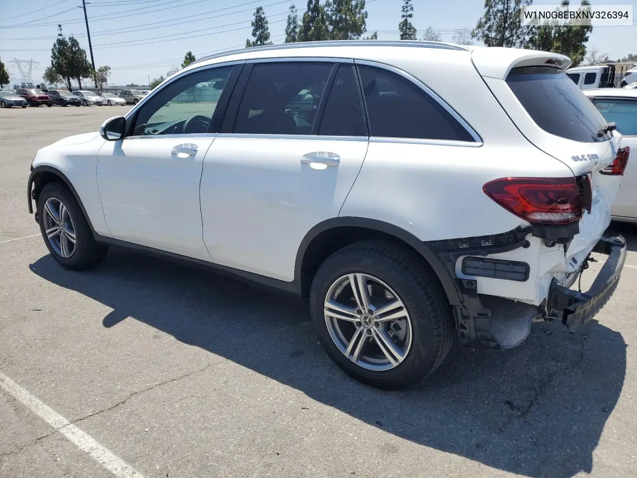 2022 Mercedes-Benz Glc 300 4Matic VIN: W1N0G8EBXNV326394 Lot: 60846365