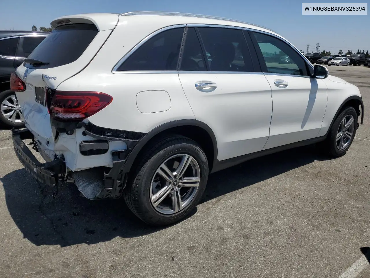 2022 Mercedes-Benz Glc 300 4Matic VIN: W1N0G8EBXNV326394 Lot: 60846365