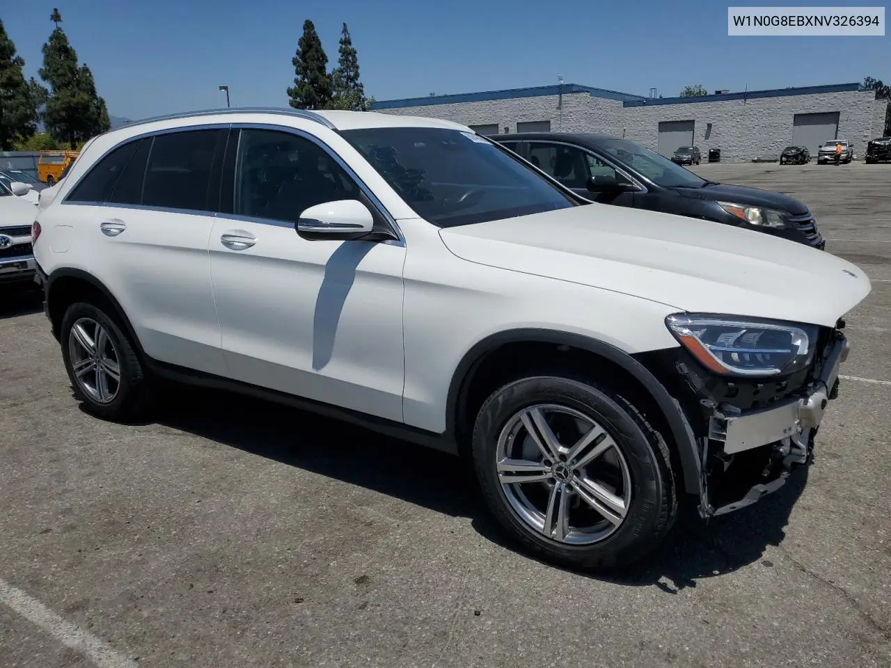2022 Mercedes-Benz Glc 300 4Matic VIN: W1N0G8EBXNV326394 Lot: 60846365