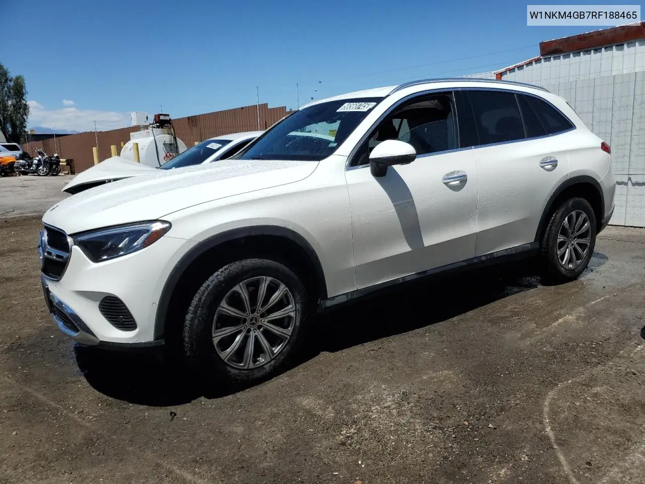 2024 Mercedes-Benz Glc 300 VIN: W1NKM4GB7RF188465 Lot: 56568745