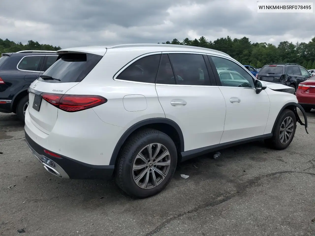 2024 Mercedes-Benz Glc 300 4Matic VIN: W1NKM4HB5RF078495 Lot: 63829555