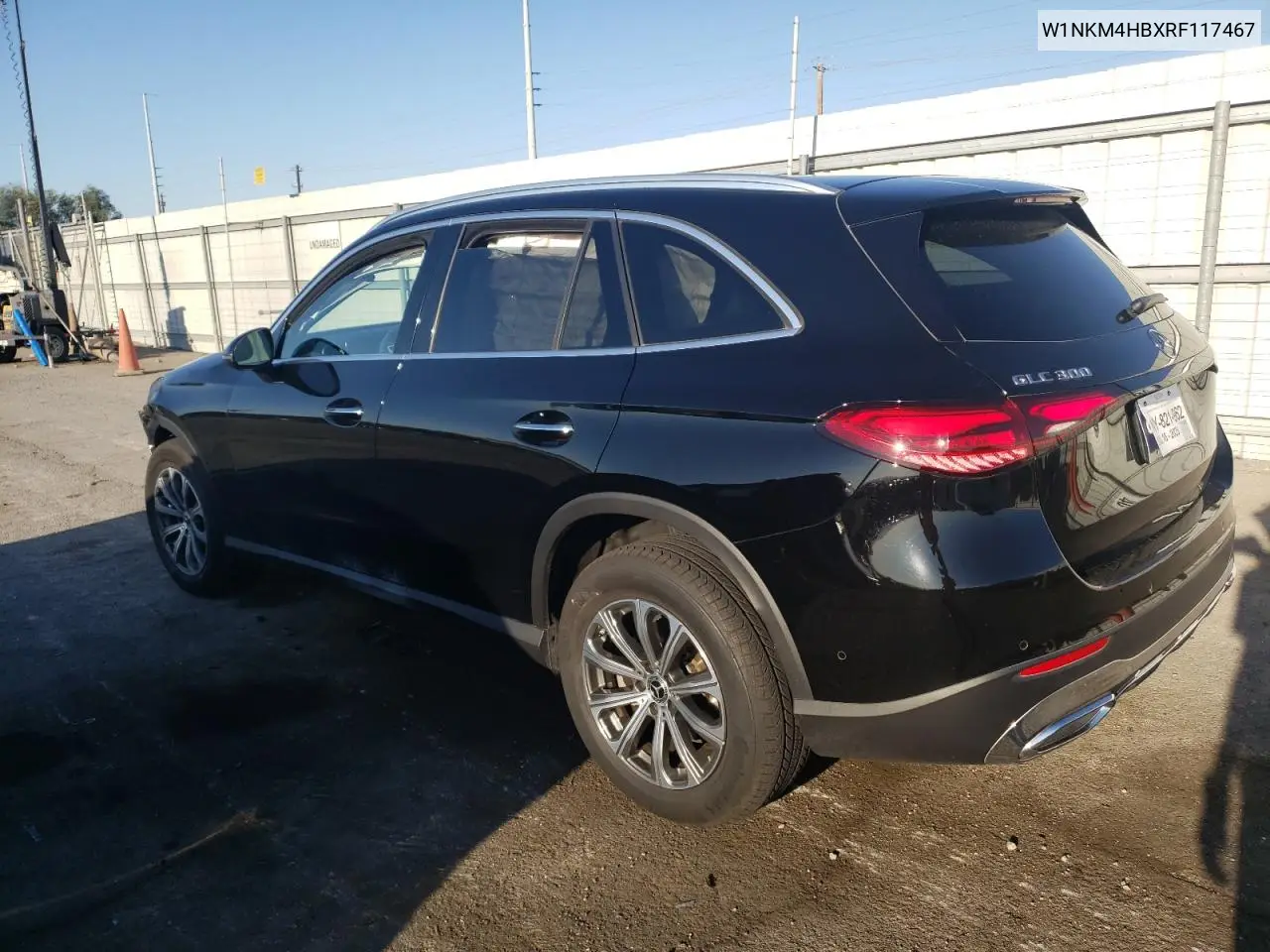 2024 Mercedes-Benz Glc 300 4Matic VIN: W1NKM4HBXRF117467 Lot: 65845545