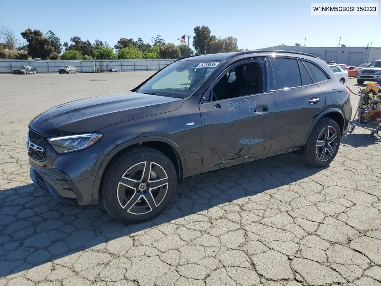 2025 Mercedes-Benz Glc 350E VIN: W1NKM5GB0SF350223 Lot: 56988535