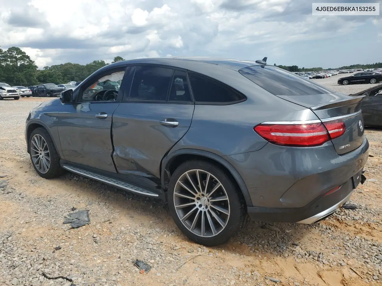 2019 Mercedes-Benz Gle Coupe 43 Amg VIN: 4JGED6EB6KA153255 Lot: 62962015