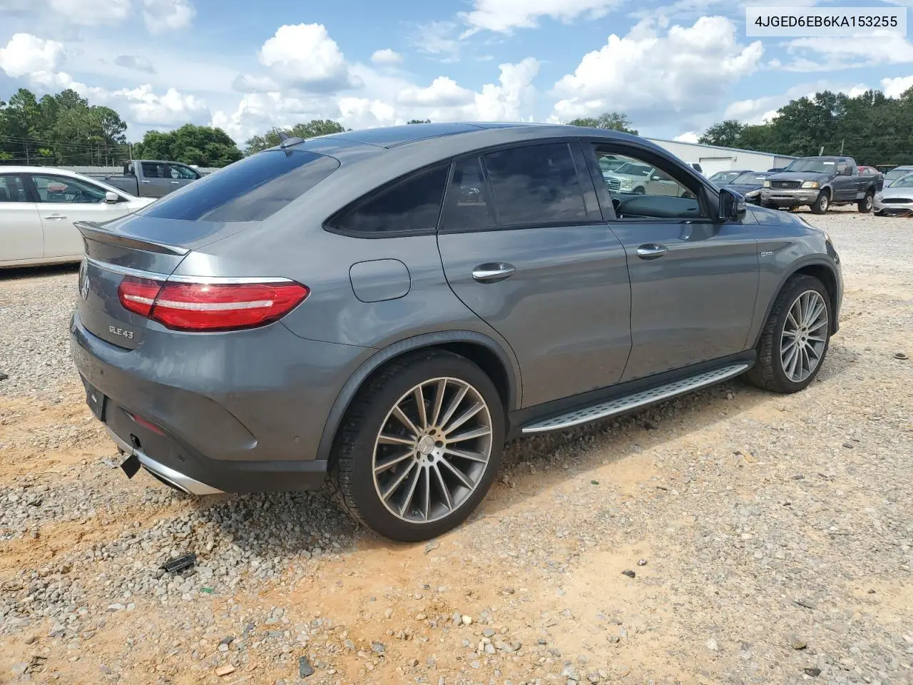 2019 Mercedes-Benz Gle Coupe 43 Amg VIN: 4JGED6EB6KA153255 Lot: 62962015
