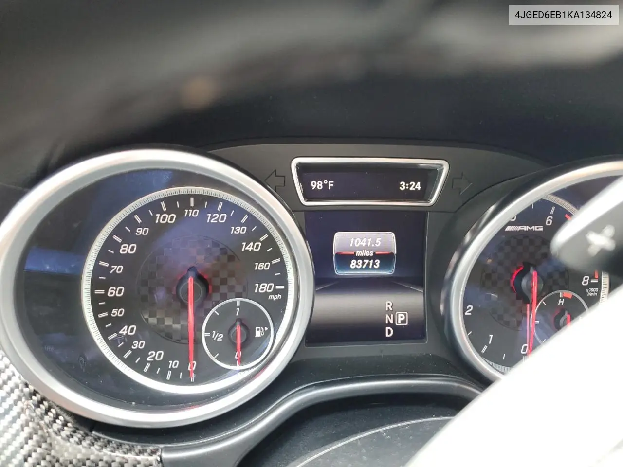 2019 Mercedes-Benz Gle Coupe 43 Amg VIN: 4JGED6EB1KA134824 Lot: 64556955