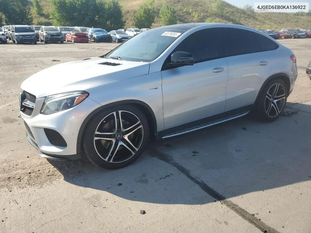 2019 Mercedes-Benz Gle Coupe 43 Amg VIN: 4JGED6EB0KA136922 Lot: 65579095
