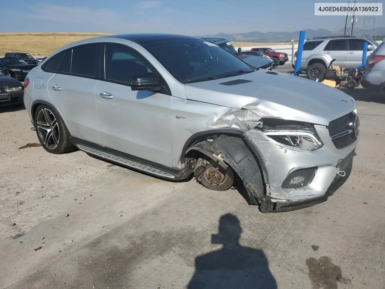 2019 Mercedes-Benz Gle Coupe 43 Amg VIN: 4JGED6EB0KA136922 Lot: 65579095