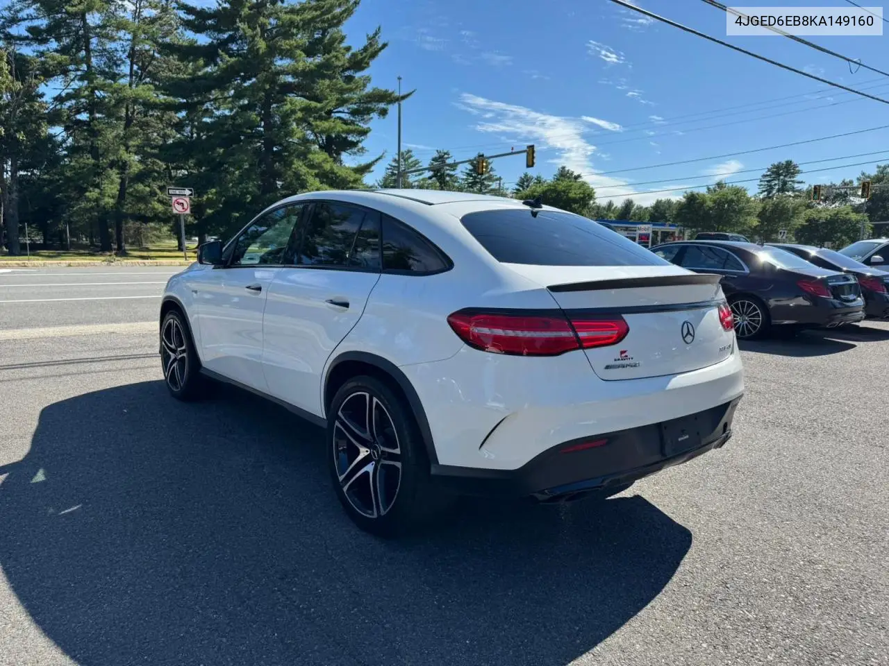2019 Mercedes-Benz Gle Coupe 43 Amg VIN: 4JGED6EB8KA149160 Lot: 65841325
