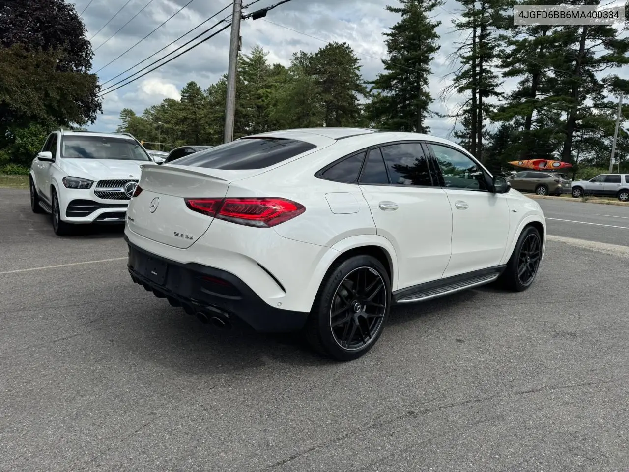 2021 Mercedes-Benz Gle Coupe Amg 53 4Matic VIN: 4JGFD6BB6MA400334 Lot: 65643675