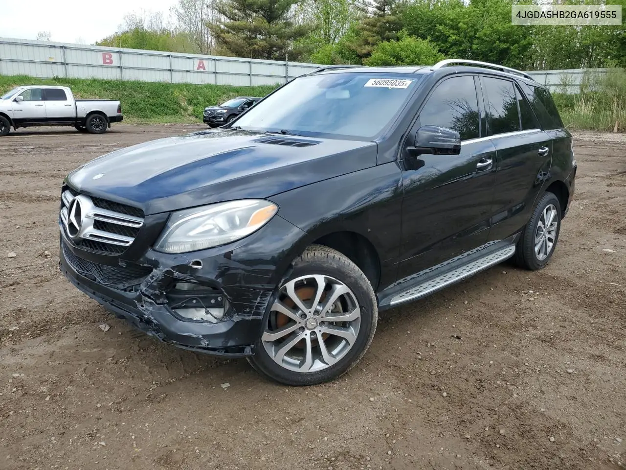 2016 Mercedes-Benz Gle 350 4Matic VIN: 4JGDA5HB2GA619555 Lot: 56095035
