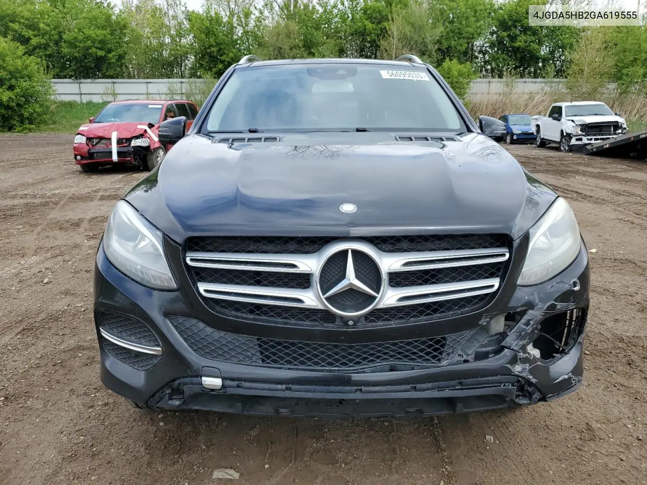 2016 Mercedes-Benz Gle 350 4Matic VIN: 4JGDA5HB2GA619555 Lot: 56095035