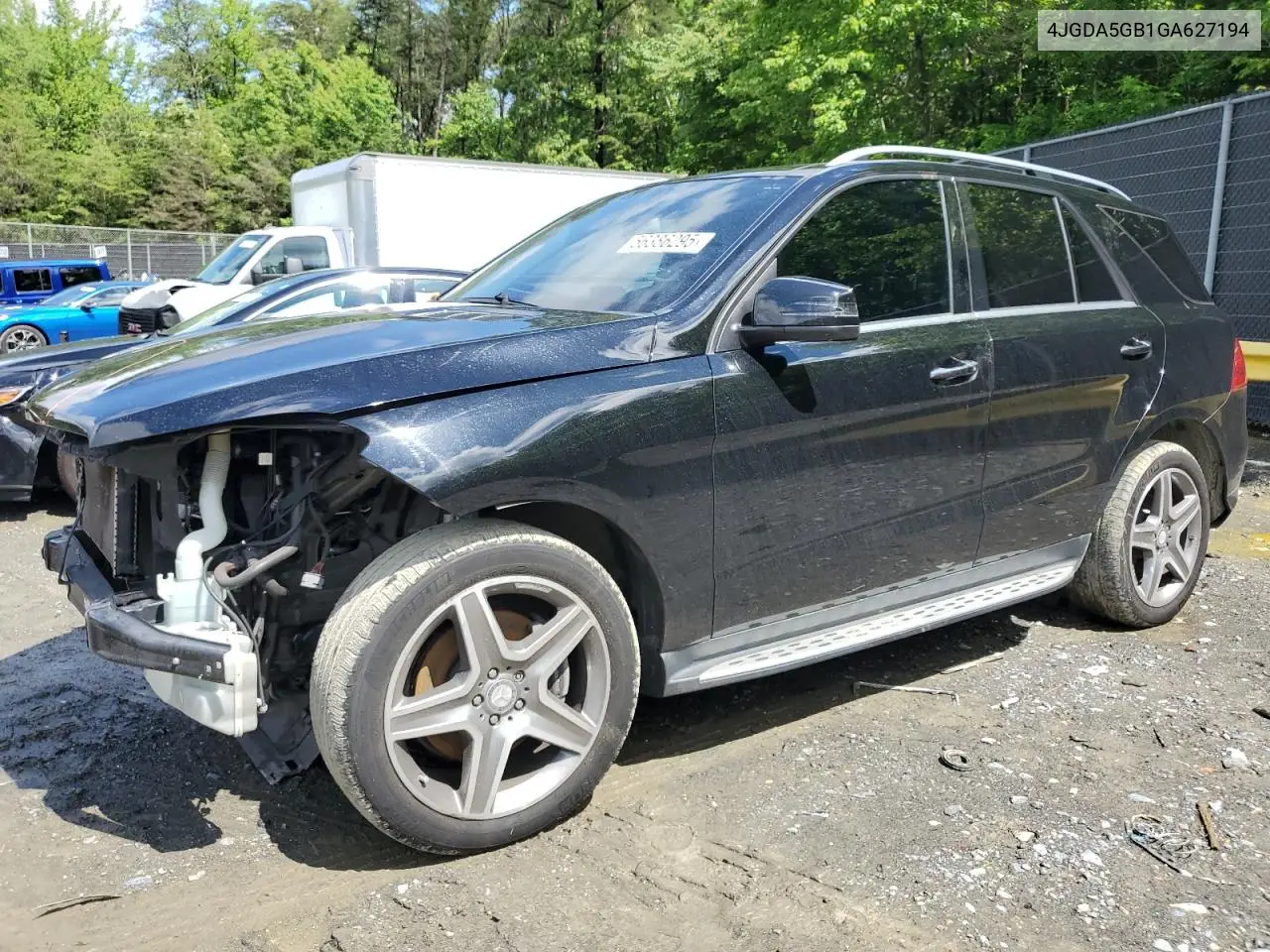 2016 Mercedes-Benz Gle 400 4Matic VIN: 4JGDA5GB1GA627194 Lot: 56386295