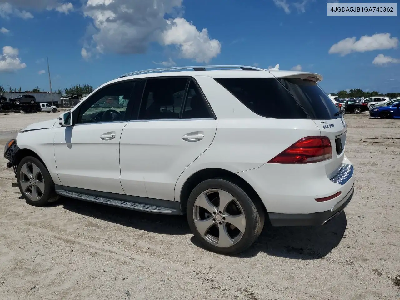 2016 Mercedes-Benz Gle 350 VIN: 4JGDA5JB1GA740362 Lot: 56634105
