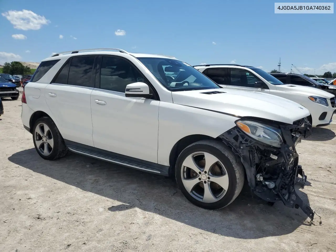 2016 Mercedes-Benz Gle 350 VIN: 4JGDA5JB1GA740362 Lot: 56634105
