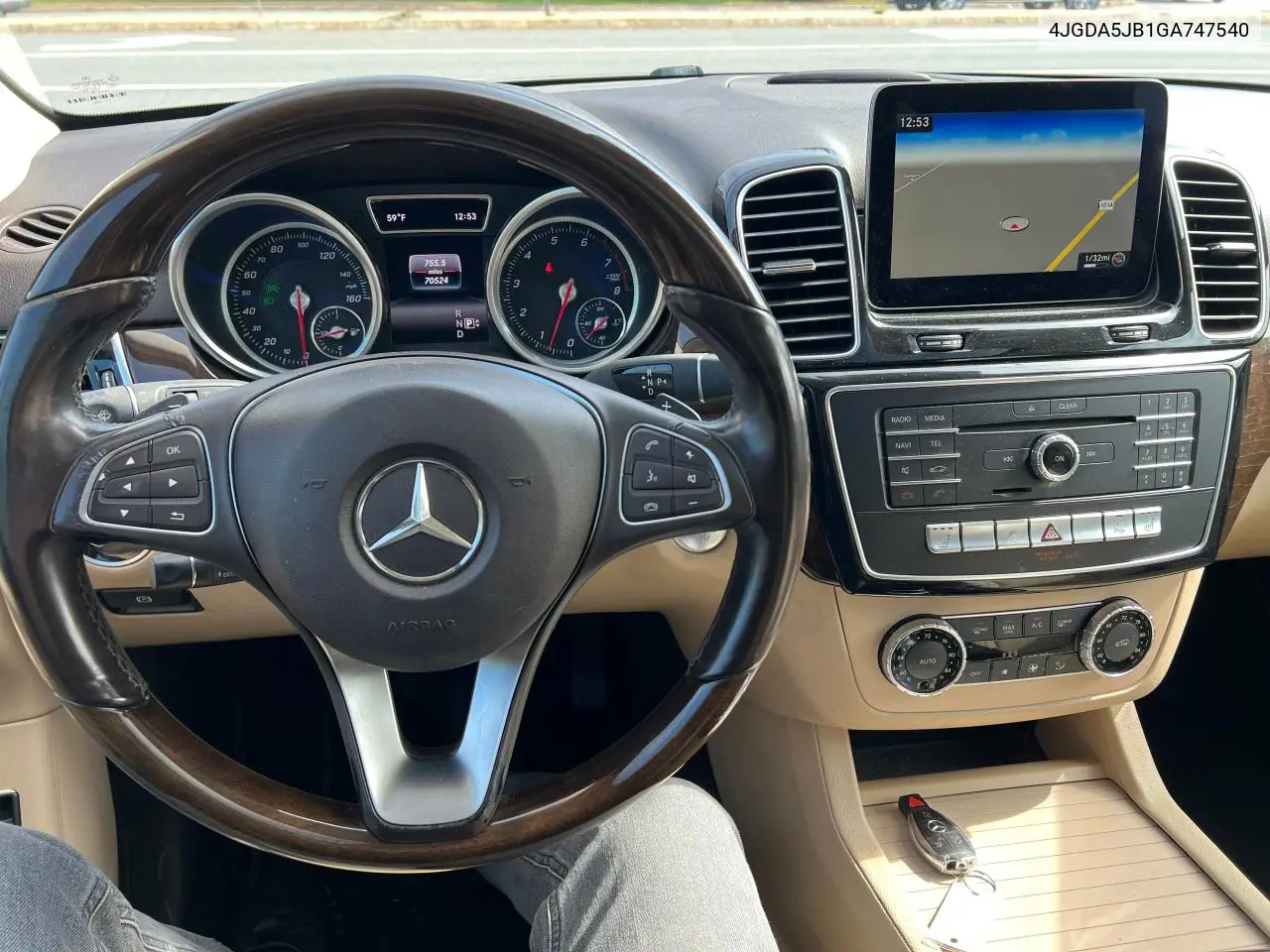 2016 Mercedes-Benz Gle 350 VIN: 4JGDA5JB1GA747540 Lot: 57175375