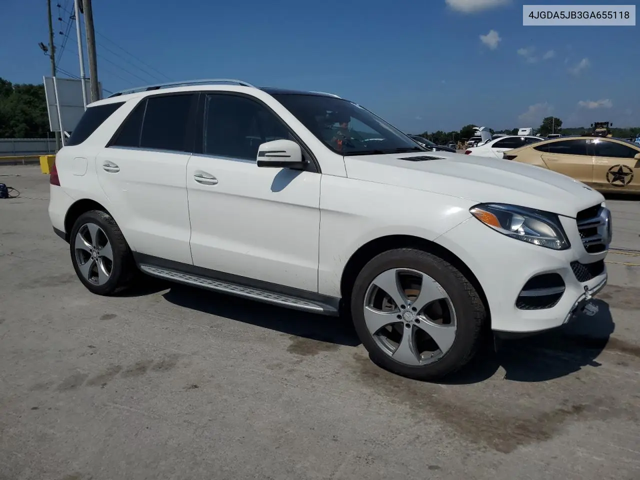 2016 Mercedes-Benz Gle 350 VIN: 4JGDA5JB3GA655118 Lot: 61750245