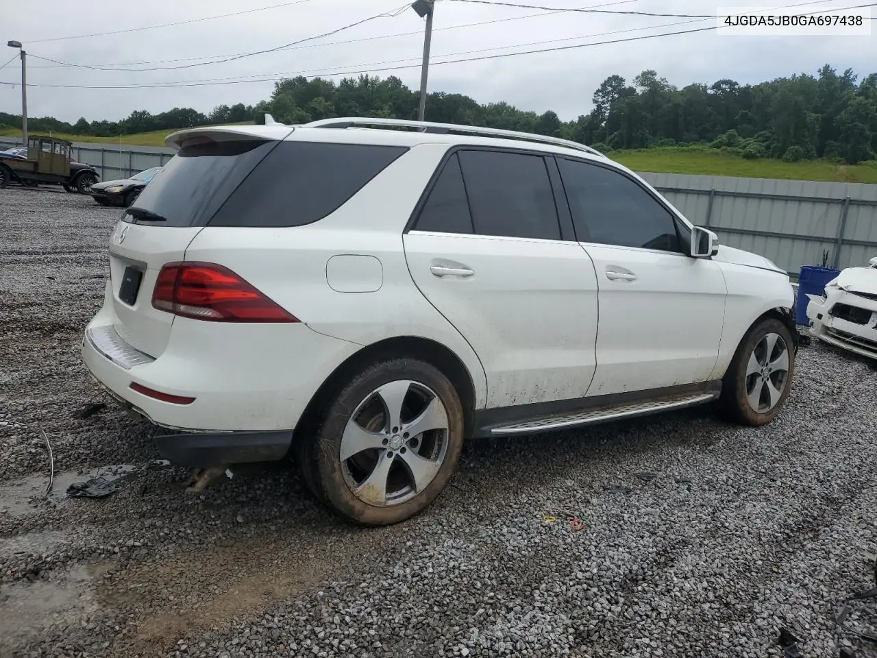 2016 Mercedes-Benz Gle 350 VIN: 4JGDA5JB0GA697438 Lot: 61794375