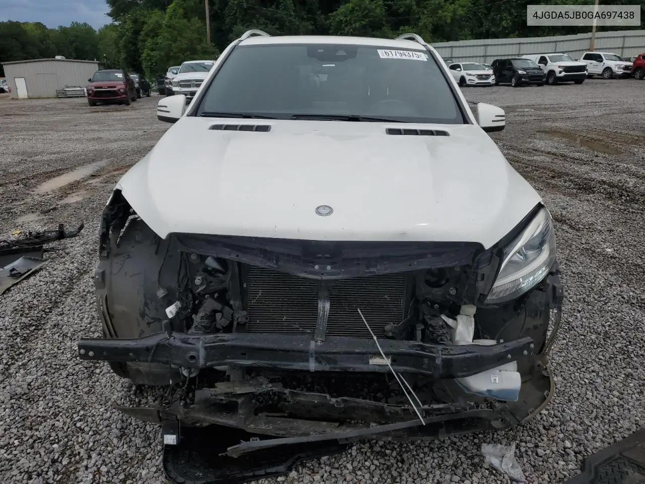 2016 Mercedes-Benz Gle 350 VIN: 4JGDA5JB0GA697438 Lot: 61794375