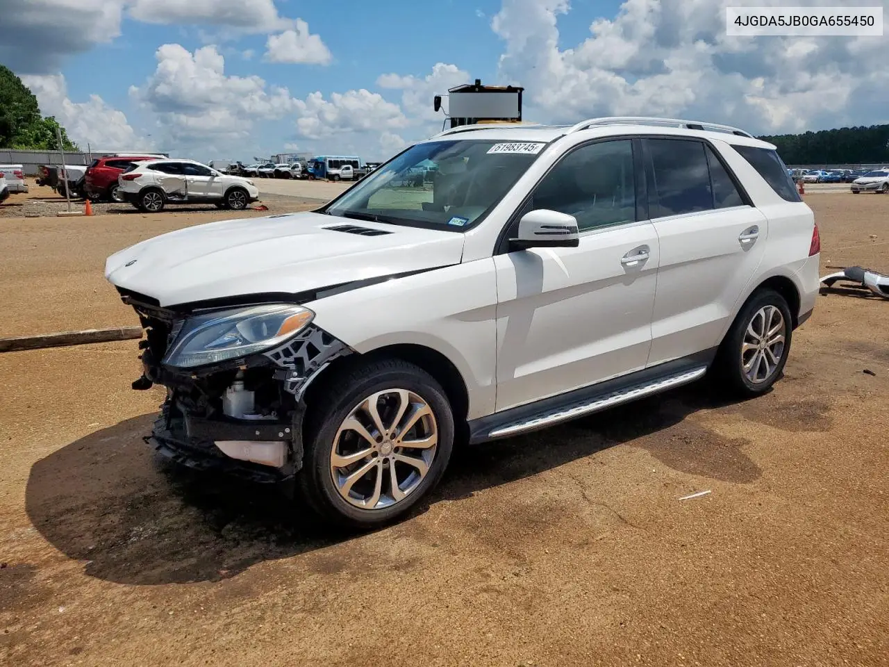 2016 Mercedes-Benz Gle 350 VIN: 4JGDA5JB0GA655450 Lot: 61983745