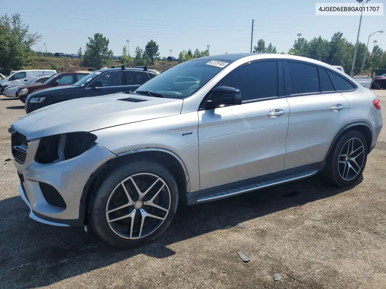 2016 Mercedes-Benz Gle Coupe 450 4Matic VIN: 4JGED6EB8GA011707 Lot: 62129745