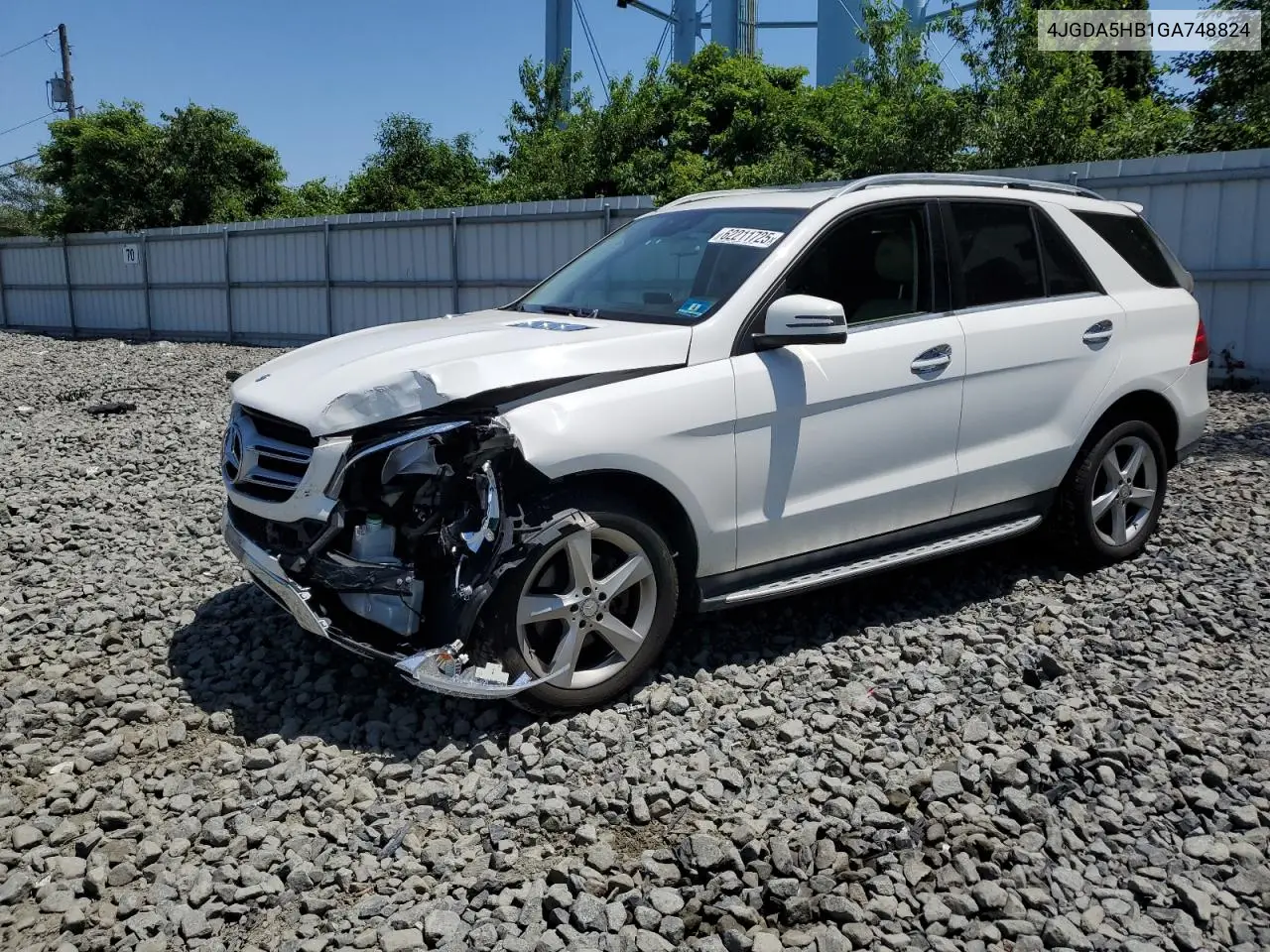 2016 Mercedes-Benz Gle 350 4Matic VIN: 4JGDA5HB1GA748824 Lot: 62211725