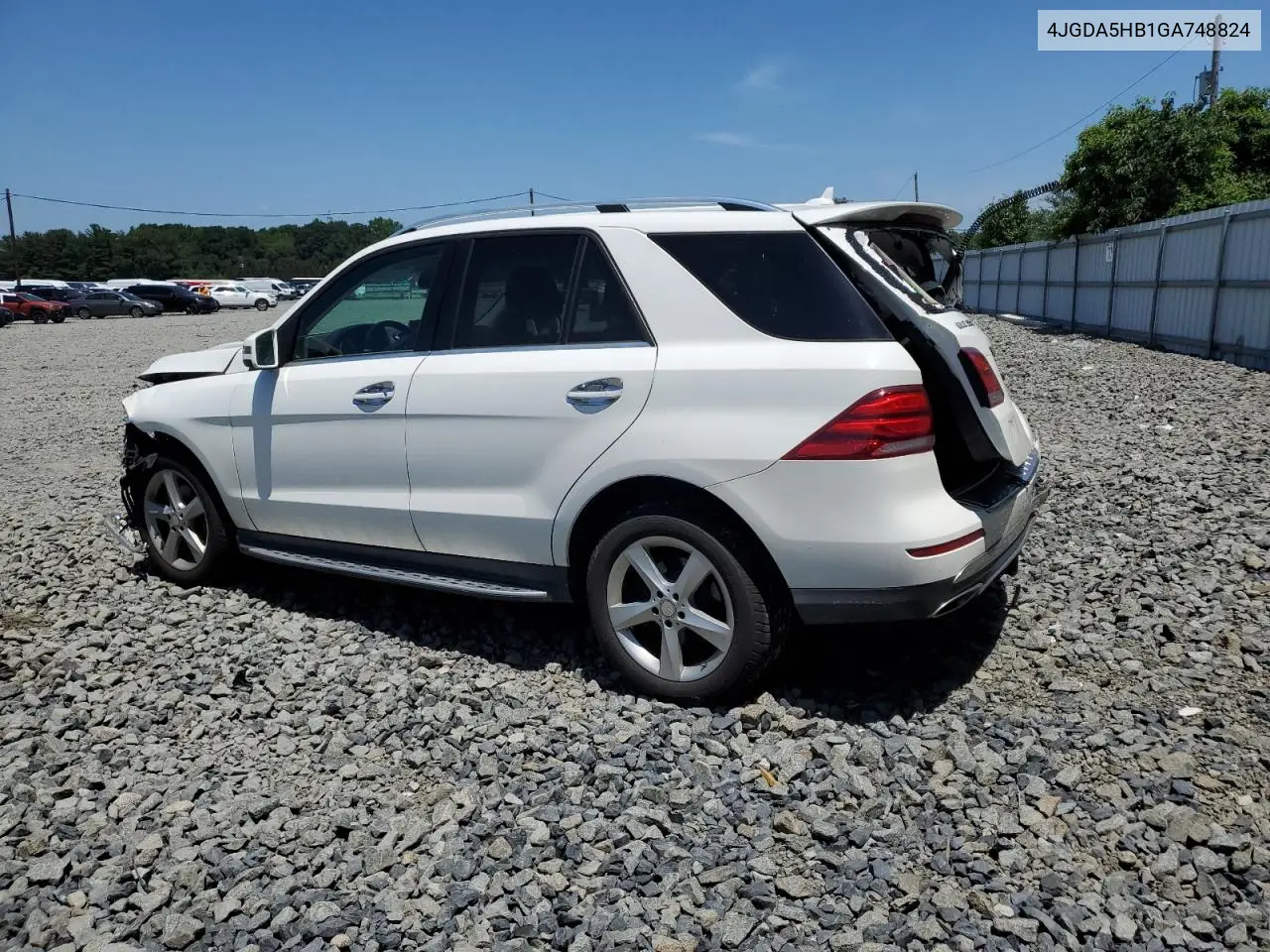 2016 Mercedes-Benz Gle 350 4Matic VIN: 4JGDA5HB1GA748824 Lot: 62211725