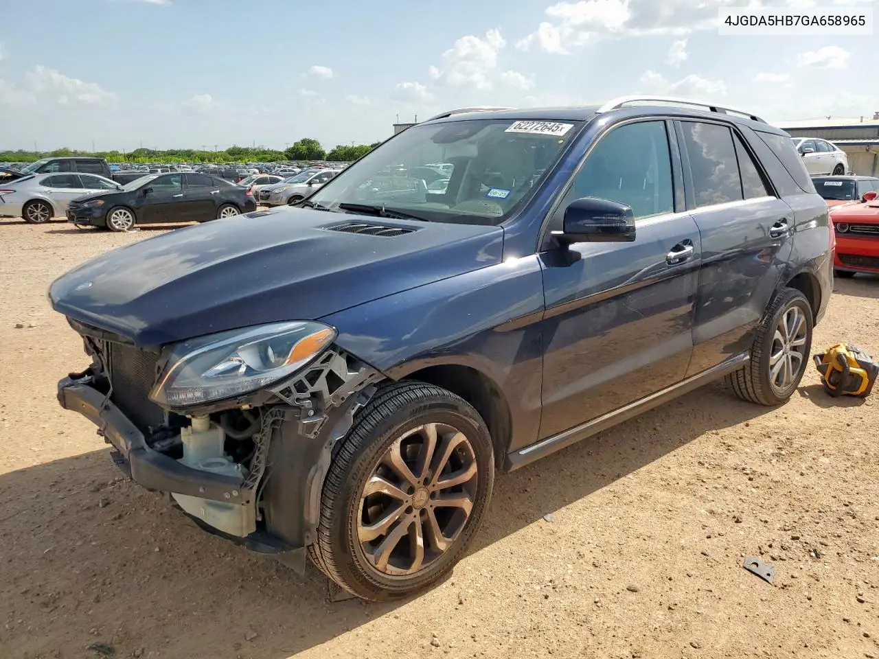 2016 Mercedes-Benz Gle 350 4Matic VIN: 4JGDA5HB7GA658965 Lot: 62272645