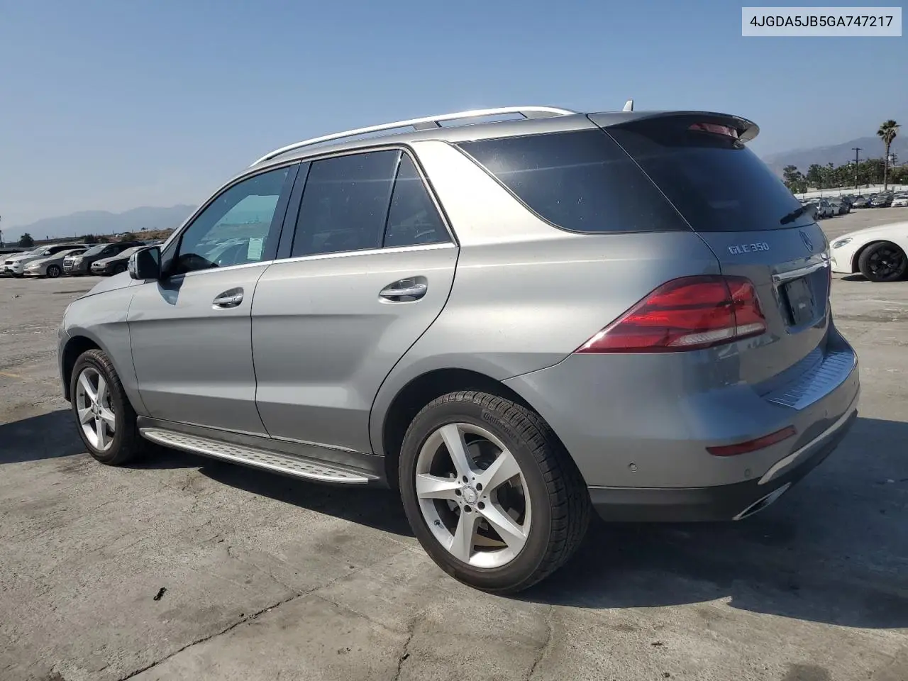 2016 Mercedes-Benz Gle 350 VIN: 4JGDA5JB5GA747217 Lot: 62412715