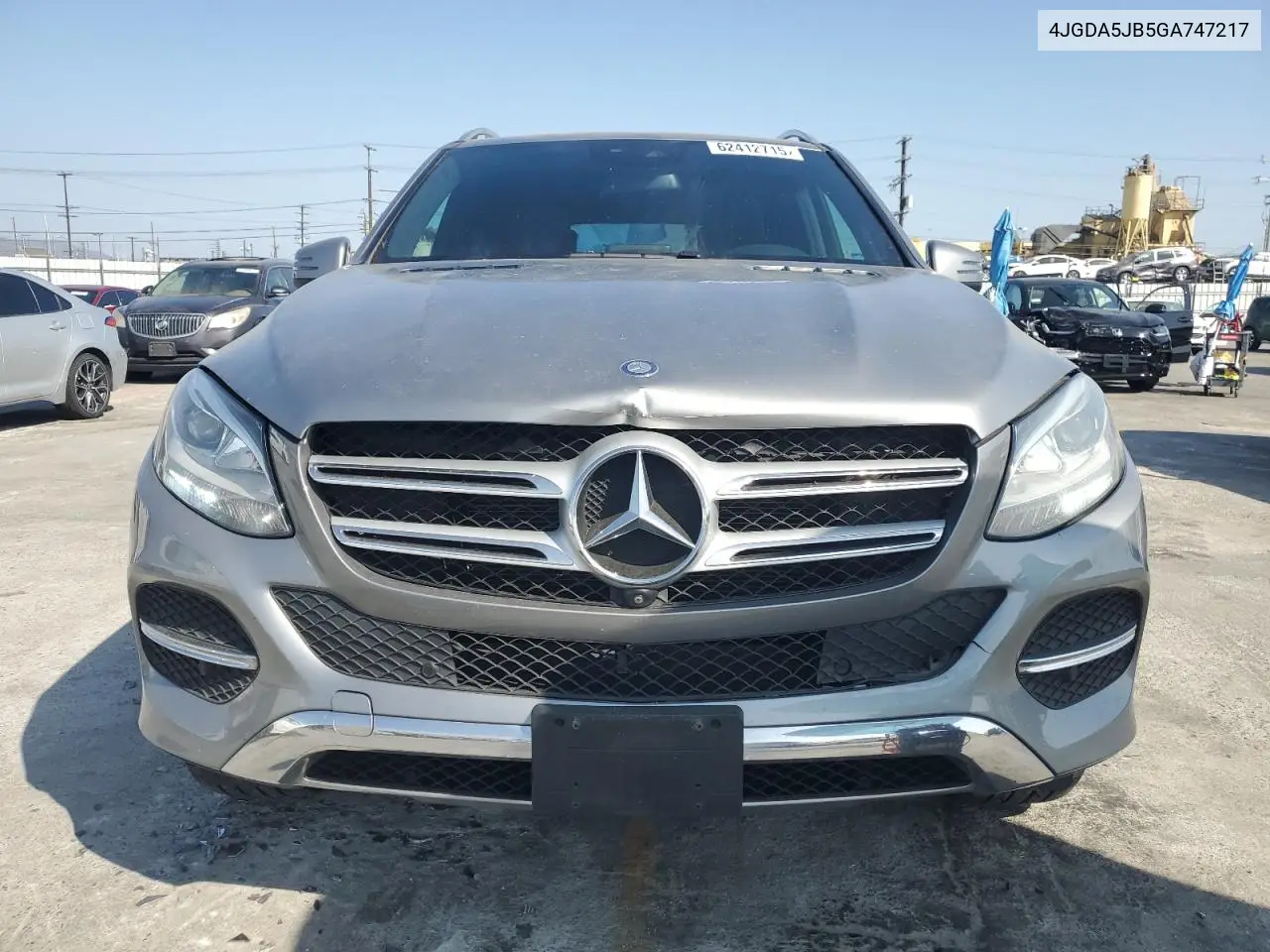 2016 Mercedes-Benz Gle 350 VIN: 4JGDA5JB5GA747217 Lot: 62412715