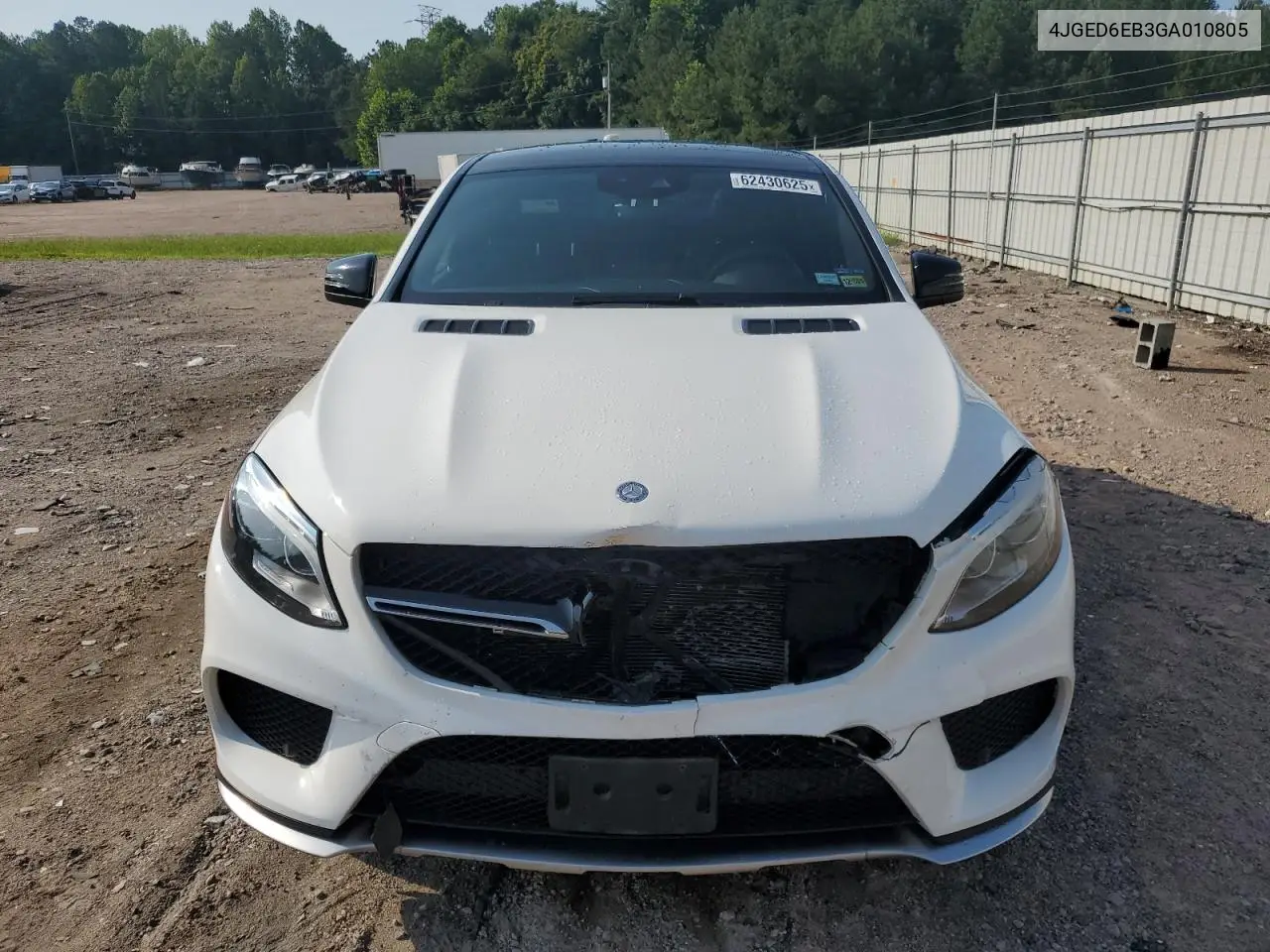 2016 Mercedes-Benz Gle Coupe 450 4Matic VIN: 4JGED6EB3GA010805 Lot: 62430625