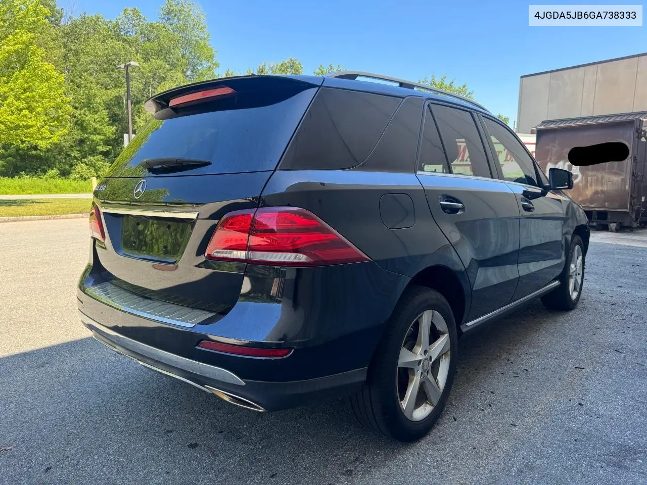 2016 Mercedes-Benz Gle 350 VIN: 4JGDA5JB6GA738333 Lot: 62569665