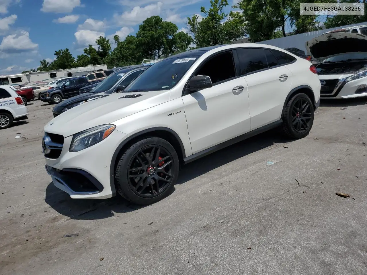2016 Mercedes-Benz Gle Coupe 63 Amg-S VIN: 4JGED7FB3GA038236 Lot: 62570405