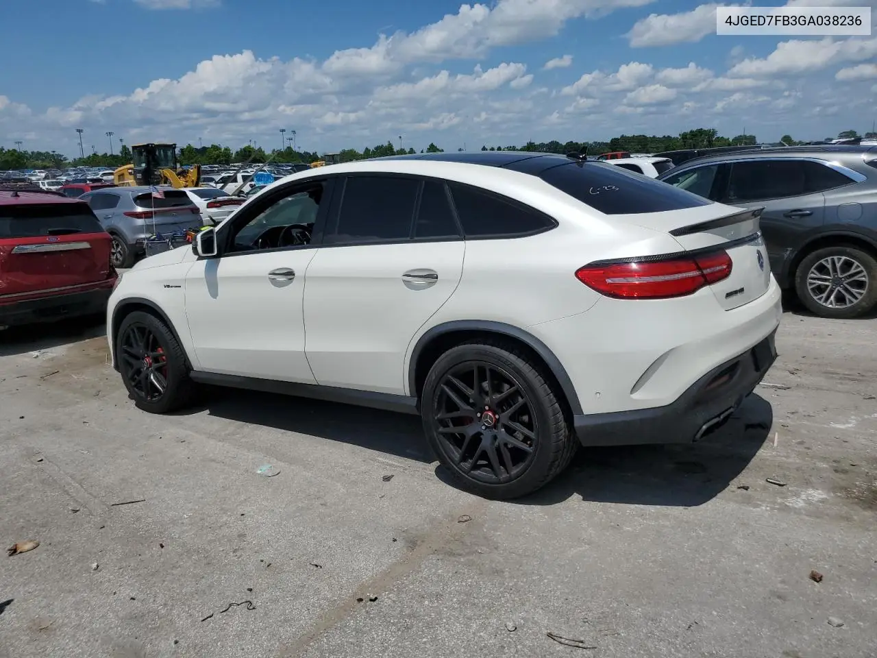 2016 Mercedes-Benz Gle Coupe 63 Amg-S VIN: 4JGED7FB3GA038236 Lot: 62570405