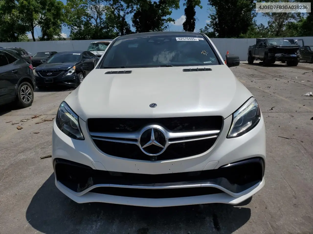 2016 Mercedes-Benz Gle Coupe 63 Amg-S VIN: 4JGED7FB3GA038236 Lot: 62570405