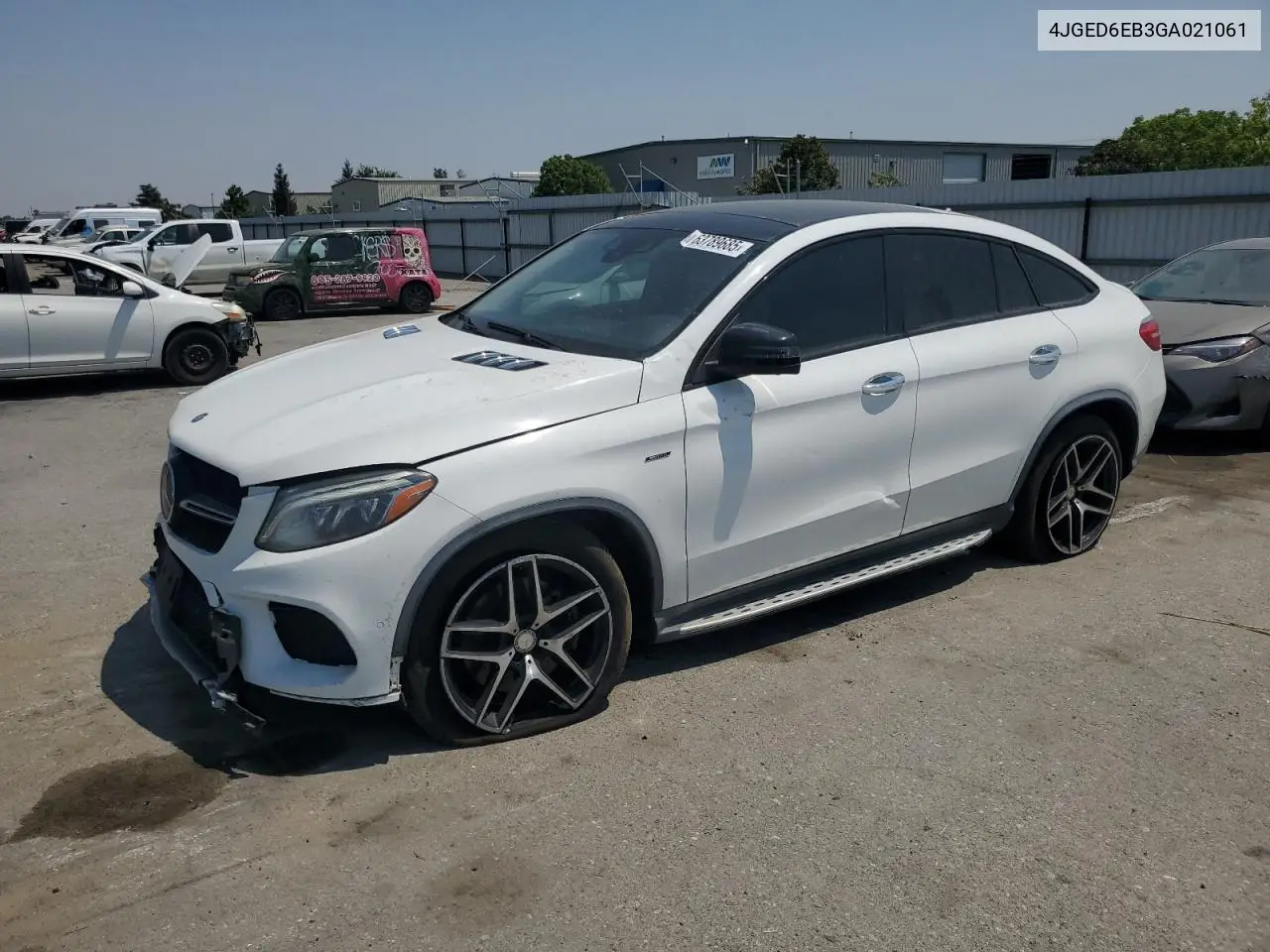 2016 Mercedes-Benz Gle Coupe 450 4Matic VIN: 4JGED6EB3GA021061 Lot: 63789685