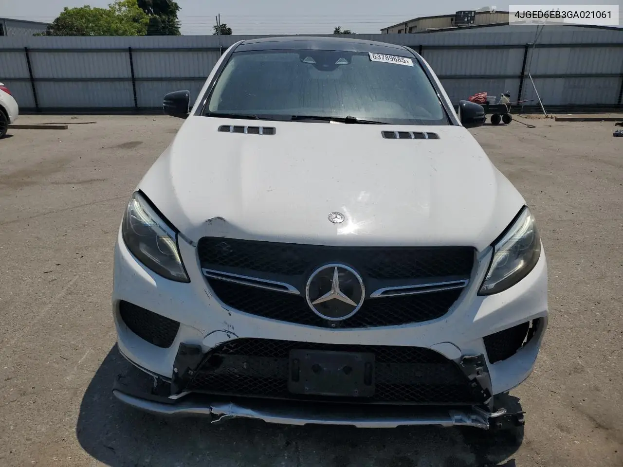2016 Mercedes-Benz Gle Coupe 450 4Matic VIN: 4JGED6EB3GA021061 Lot: 63789685