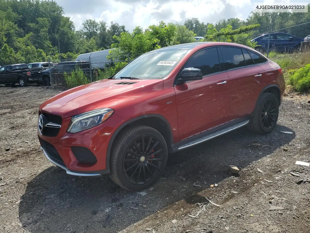 2016 Mercedes-Benz Gle Coupe 450 4Matic VIN: 4JGED6EB9GA021033 Lot: 64383445